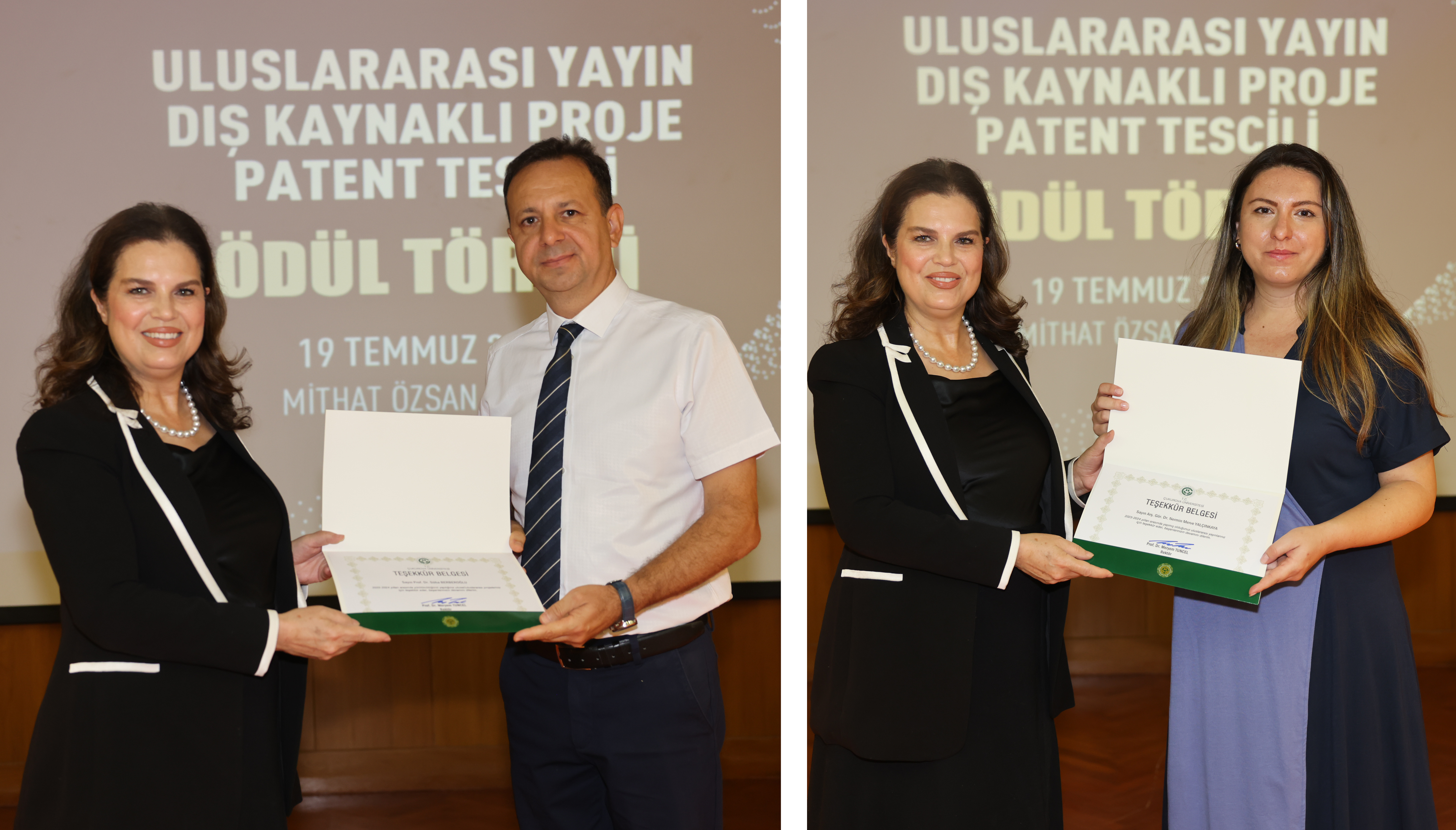 Öğretim Üyelerimiz Akademik Çalışmalarıyla Ödül Aldı