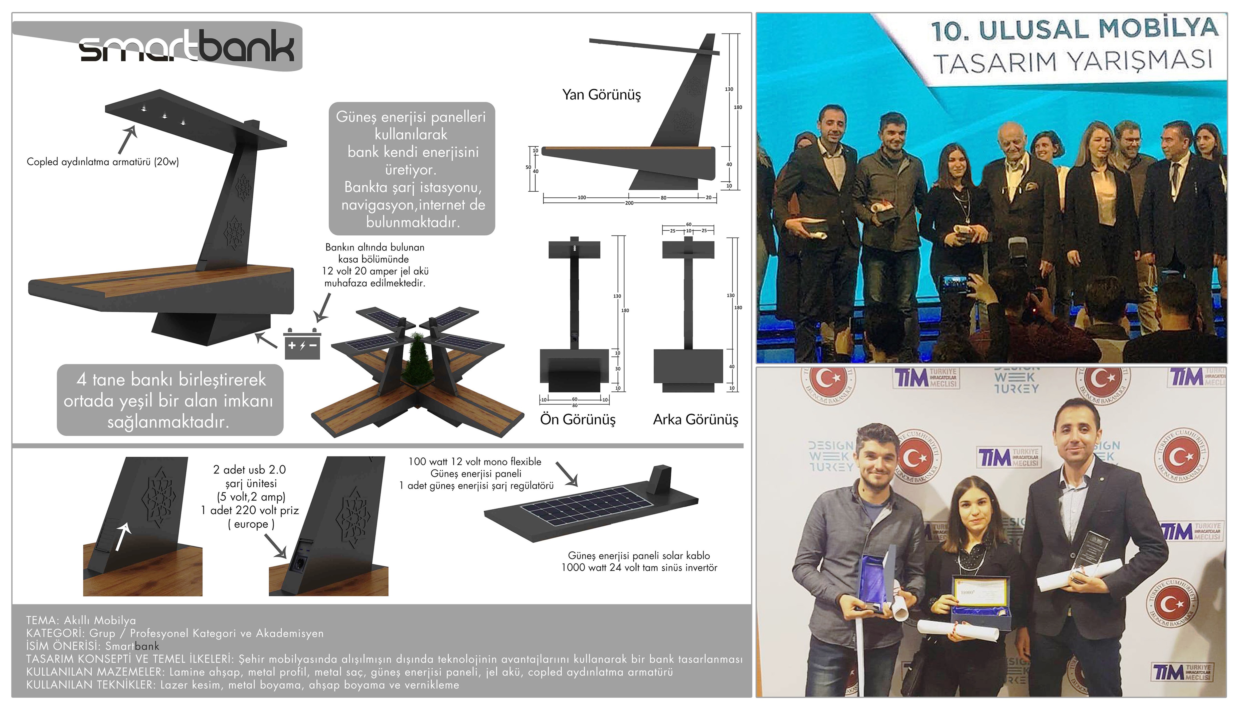 10. Ulusal Mobilya Tasarım Yarışması'nda Birincilik Ödülü Aldık