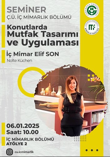 Seminer: Konutlarda Mutfak Tasarımı ve Uygulaması